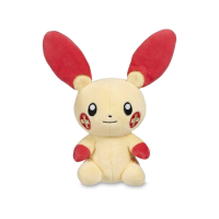 Officiële Pokemon center knuffel Pokemon fit Plusle 16cm 